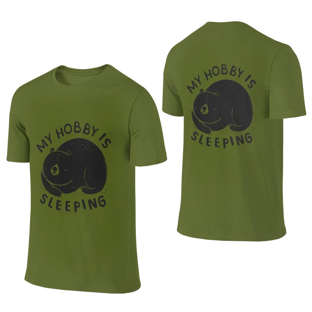 My Hobby Is Sleeping Instagram Style Reversible Tshirt Korean Style Sweet Cool Morandi Colors Unisexs Tshirts