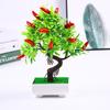 Chili Orange Red Fruit Artificial Plant Bonsai For Home Decor And Ideas Gift