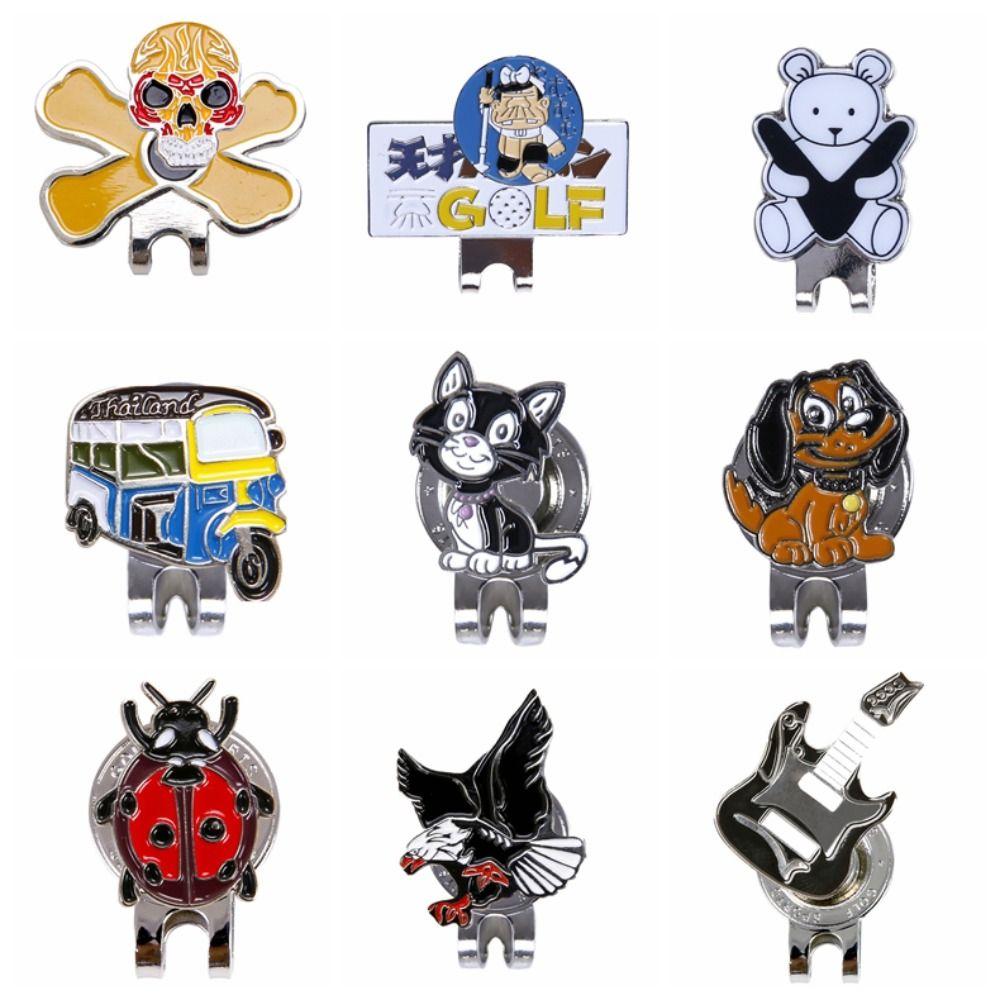 Маркер для мячей, зажим для шляпы, съемный магнитный зажим для шляпы, аксессуары для гольфа, маркер для гольфа, подарок для мальчиков