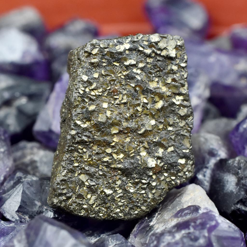 Natural Pyrite Loose Gemstone Brazilian Golden Crystal 41.95 ct Rough for Gemstone Collections