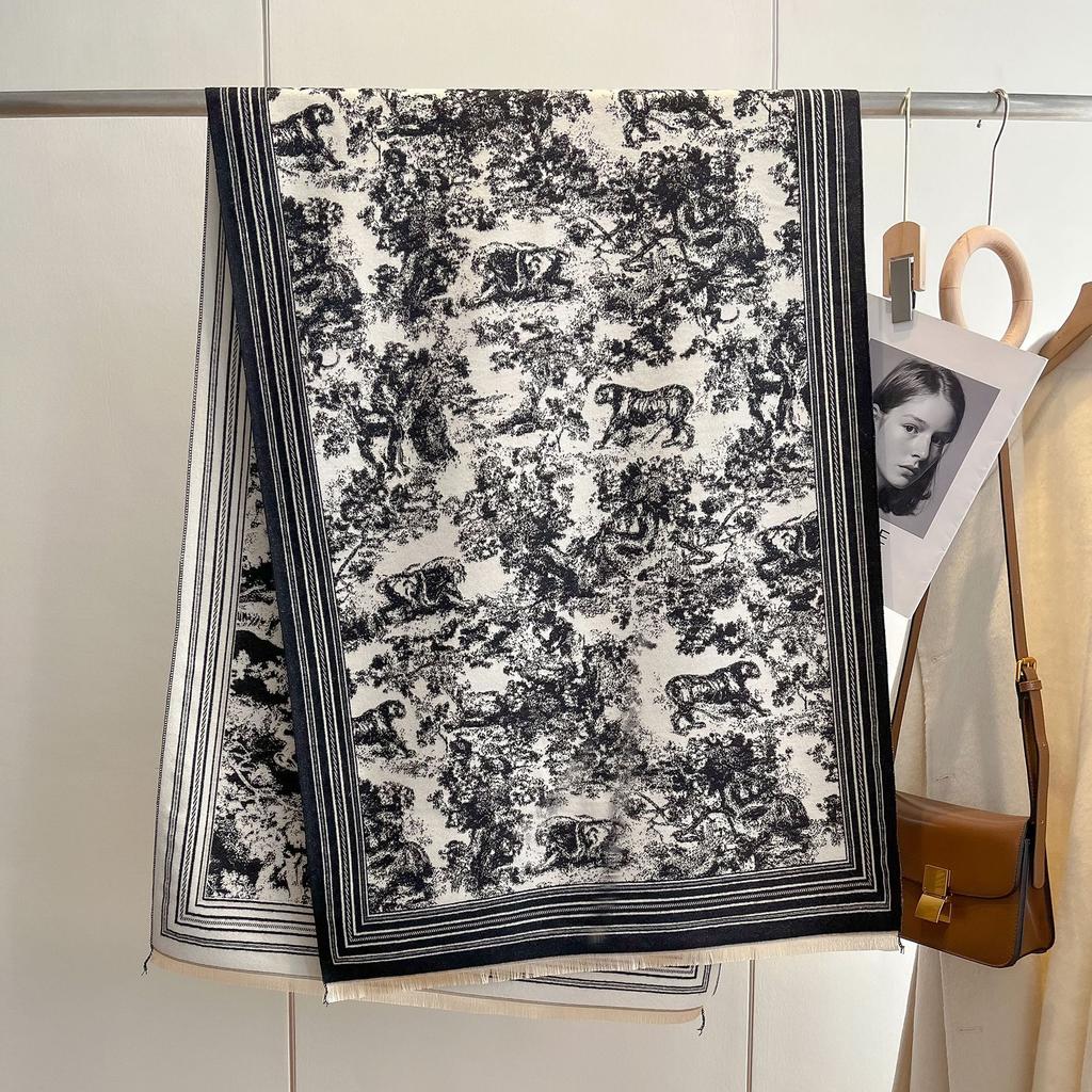 Популярная шаль на осень и зиму, уличный женский шарф, офисное одеяло, кашемировый шарф с бахромой, теплый шарф, прямая трансляция