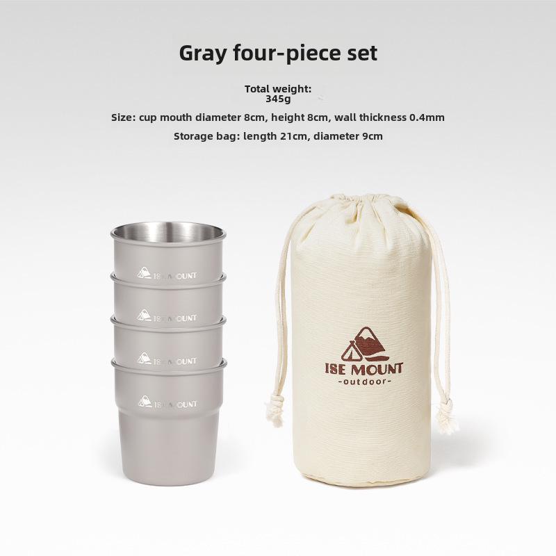 Многоцелевая кружка из нержавеющей стали для кемпинга, пива, кофе, воды и напитков
