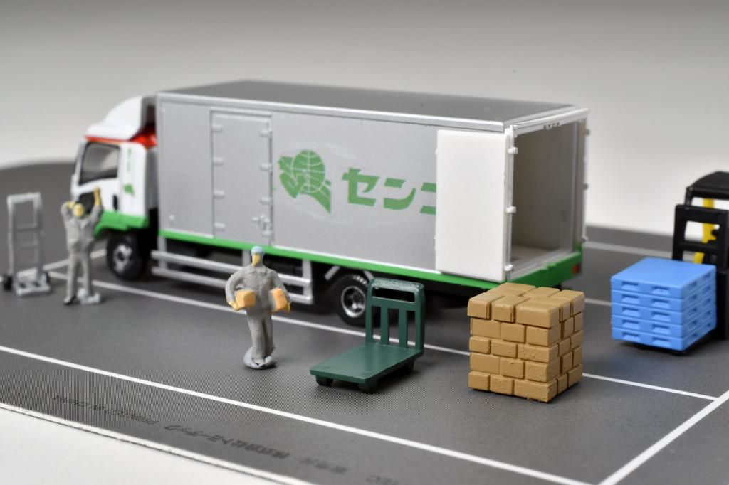TOMYTEC The Truck Collection Torakore Logistics Site Truck Set D Senko Diorama Supplies 331315