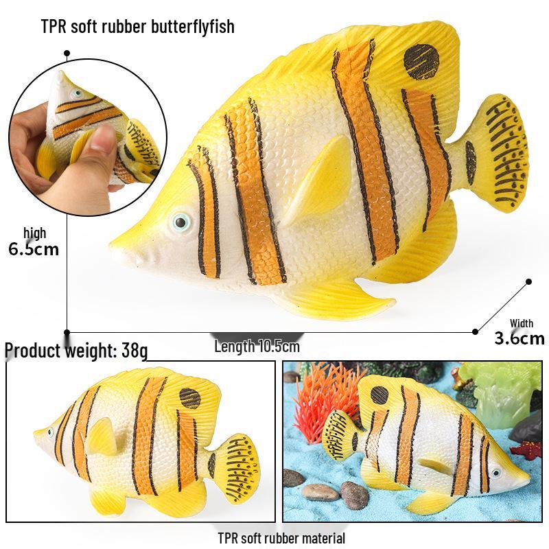 Ocean Wildlife Simulation Toy Set: Sea Turtle, Shark, Whale, Sea Lion, Tiger Shark, Manta Ray, Seal, Grouper.