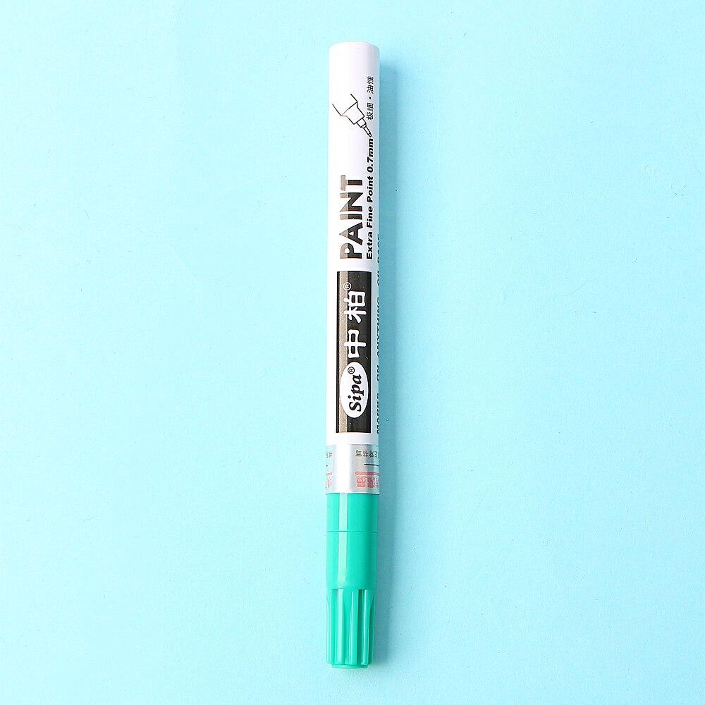 1 Pcs Metallic Marker 8 Colors To Choose 0.7mm Extra Fine Point Paint Marker Non-toxic Permanent Marker Pen DIY Art Marker