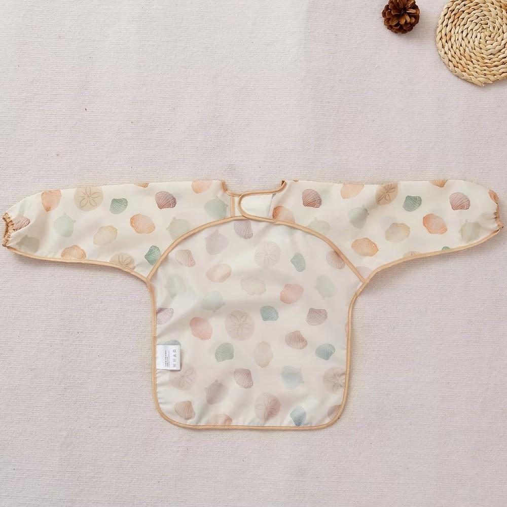 Easy To Clean Feeding Apron Colorful Cartoon Printing Full Body Cover Bibs  Self Feeding