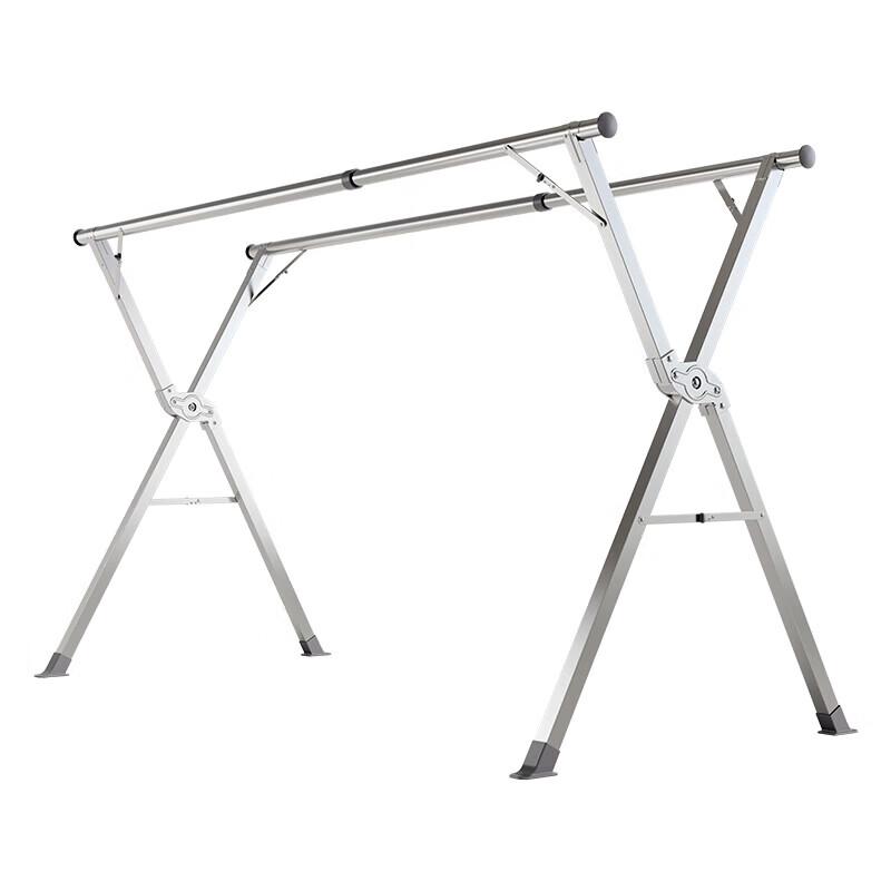 NICHUANG Telescopic Folding Stainless Steel Clothes Drying Rack