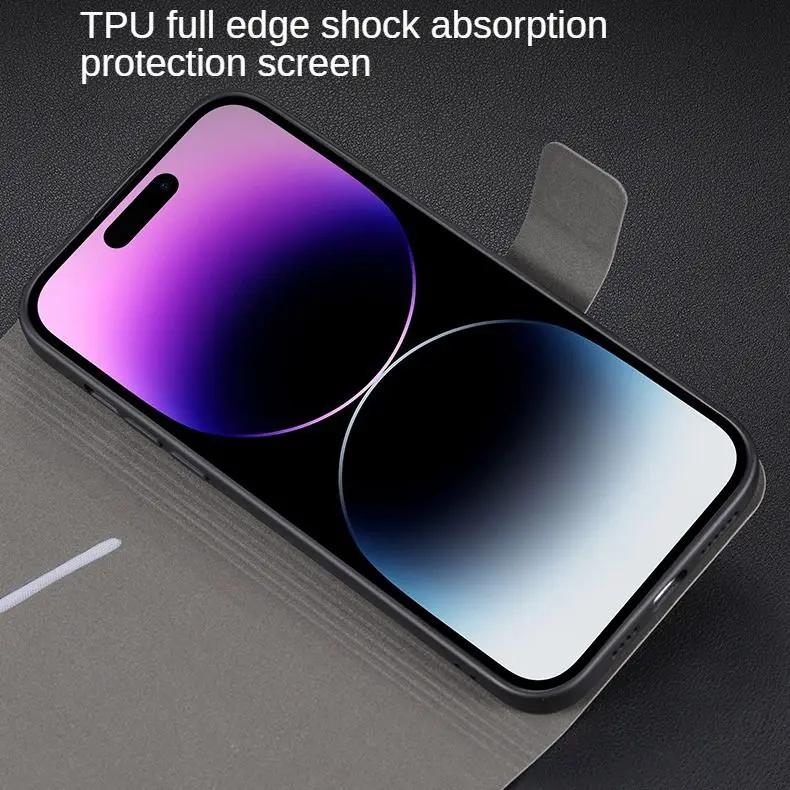 Luxury Leather Magnetic Flip Case for Realme GT 6 6T GT Neo 3 3T 2 Pro Protective Stand Phone Holder Shockproof Cover