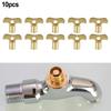 10pcs/set Faucet Key Key Switch Water Tap Key Gold Color