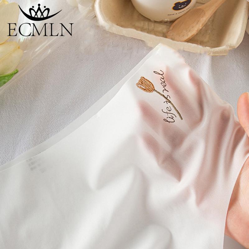 Женское ультратонкое бесшовное нижнее белье из ледяного шелка, дышащие, со средней посадкой, классные трусы для женщин, женские трусы-панталоны