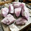 Натуральный кунцит, кристалл кварца, сподумен, грубые минеральные камни, лечебный декор, натуральные камни и минералы