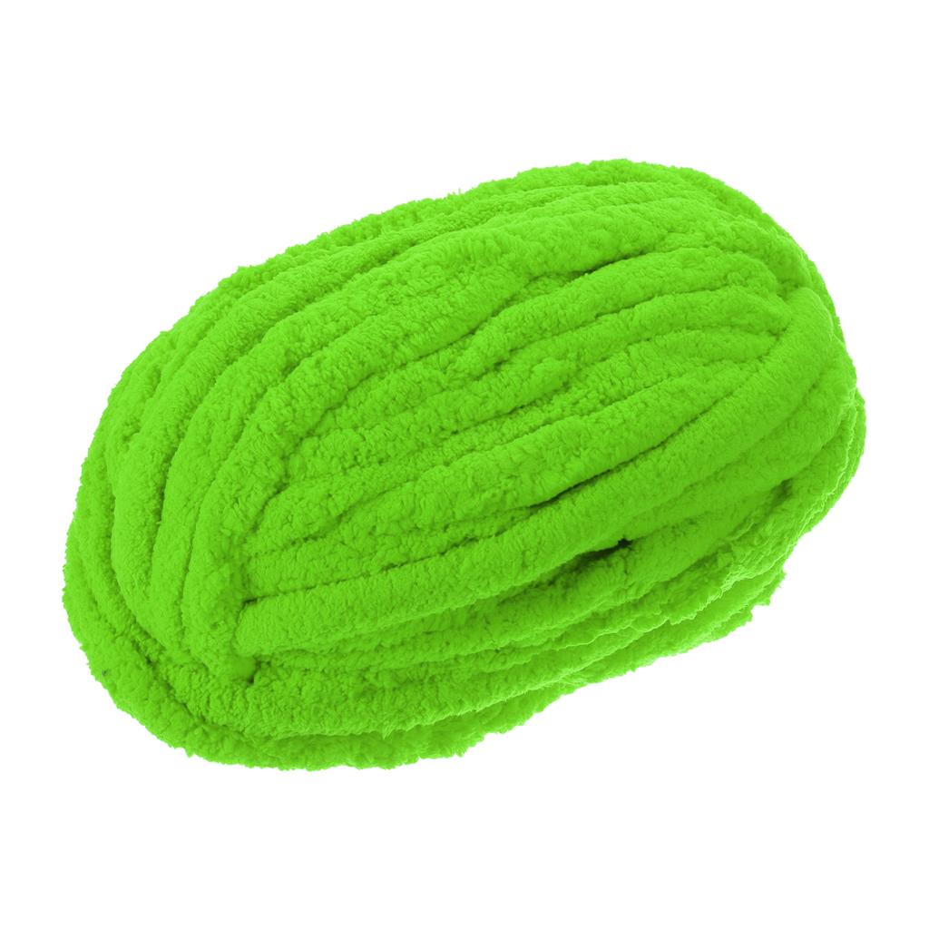 Объемная пряжа Полиэстеровая пряжа для пледа, Пряжа толстая шениловая ручной вязки для вязания крючком пледов, сумок, шарфов, шапок 27 м x 2 см