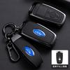 Leather Car Remote Key Cover Case for Ford Fusion Mustang Explorer F150 F250 F350 EcoSport Edge S-MAX Ranger Lincoln Mondeoertrr6