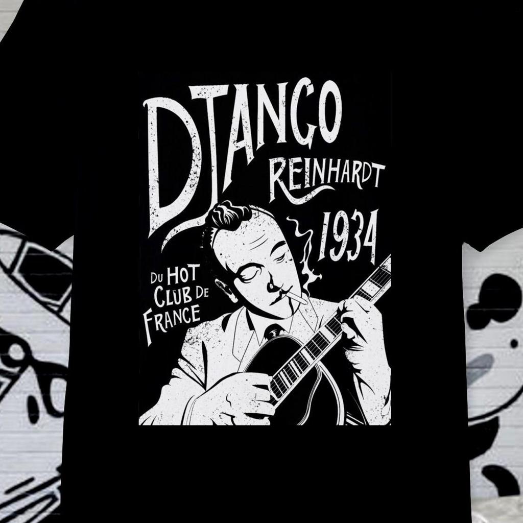 Django Reinhardt Shirt, 1934 Concert Poster, Du Hot Club de France | Gypsy Jazz, guitarist, wes montgomery, Paris, Books, Literature, blues