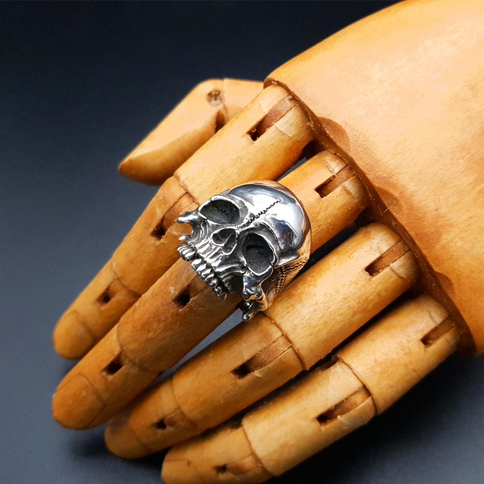 Dr Ska Half Skull Ring