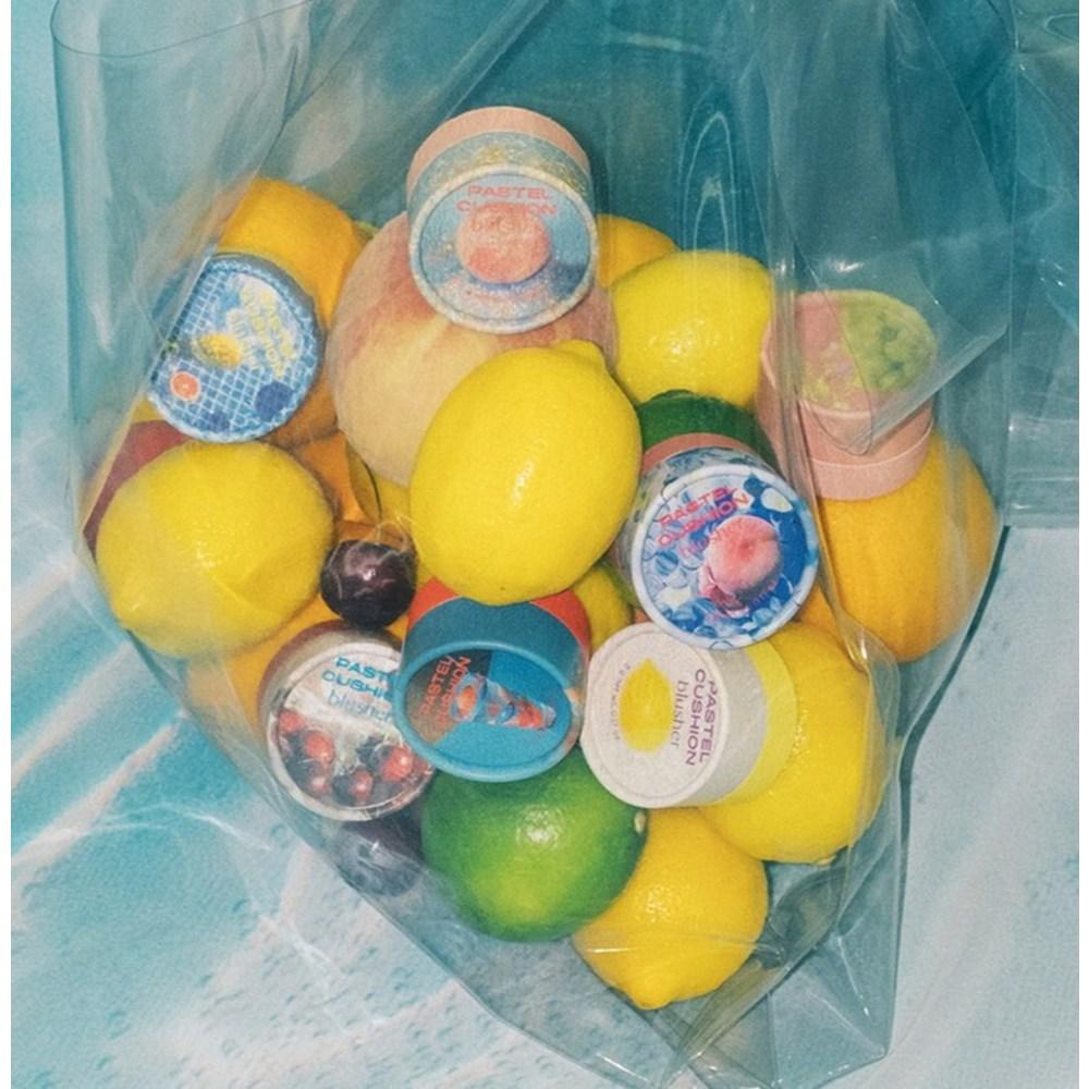 Fmgt Пастельные румяна-кушон 5 г, 06 Персиковый кислый, 1 штука