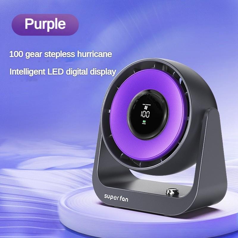 Интеллектуальный настольный вентилятор циркуляции воздуха Мини портативный электрический вентилятор Беспроводной USB перезаряжаемый вентилятор