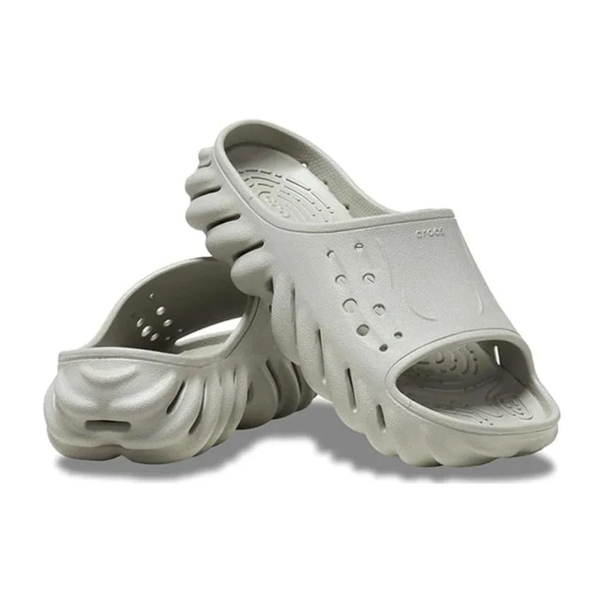 Crocs Echo Slide Slippers Unisex Ecru 208170-1LM