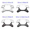 LHD RHD Car Steering Wheel Cover Chrome Trim Panel Replacement For BENZ C E M ML GL GLS G Class W204 W212 W166 W463 A0994640513