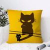 Niche Art Sense Cushion Cover Anti-dustmite Pillowcase Invisible Zipper Silky Short Plush Sofa Cushion Cover