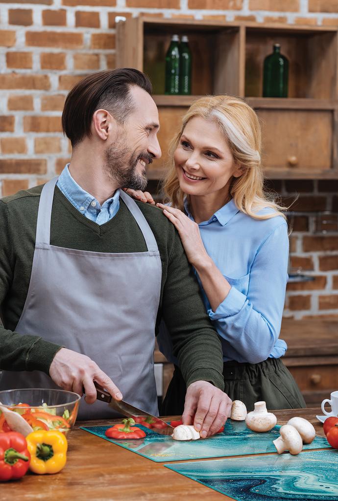 SZKLANA PŁYTA OCHRONNA NA KUCHENKĘ 90x52 MARMUR