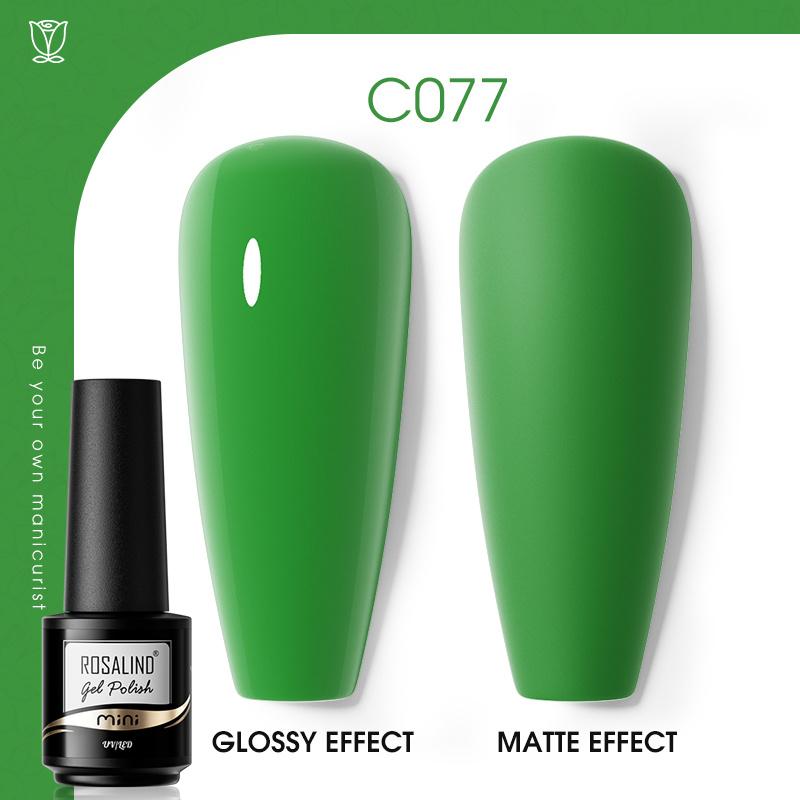 ROSALIND Nail Gels 109 Color Nail Polish Gel Varnish Semi Permanent Gel Nail Polish Soak Off UV Gel Polish Manicure Art Gel For Nail Art Design