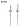 Lindon Copper Alloy Zircon Earrings Drop Earrings For Women Wedding Party Gifts