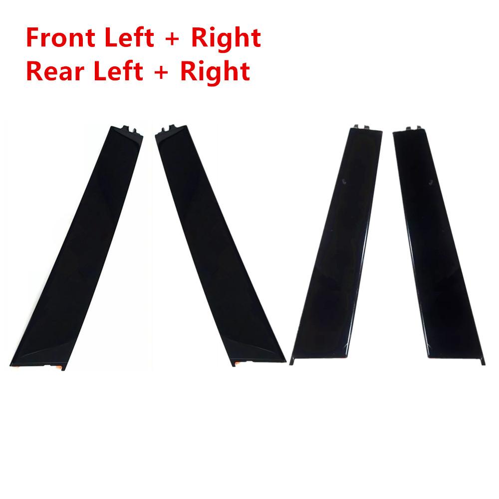 LH+RH Front & Rear Door Sash Garnish Assembly For Honda Civic Hatchback 2017-21