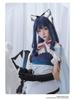 Handmade Plush Cat Ear Headband and Fox Tail Cosplay Prop for Anime Conventions
