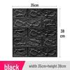 3D Brick Pattern Self-Adhesive Wall Sticker: Anti-Collision, Soft, 35x38, Small Size