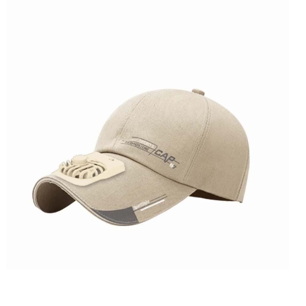 Long-lasting Baseball Cap with Fan Portable Anti-collapse Cooling Peaked Cap Sport