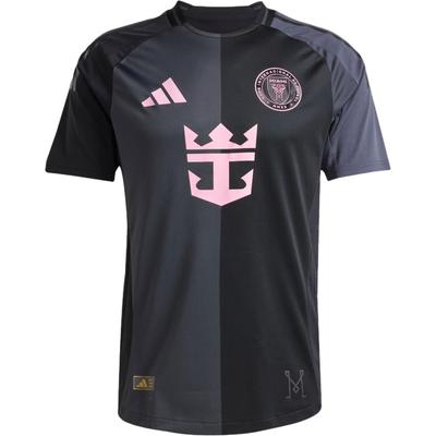 adidas Интер Майами CF 25/26 Гостевая Аутентичная Футболка Черный Мужской Топ JI6822