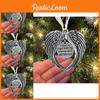 Elegant Angel Wings Tribute Christmas Ornament For Remembering Deceased Mother