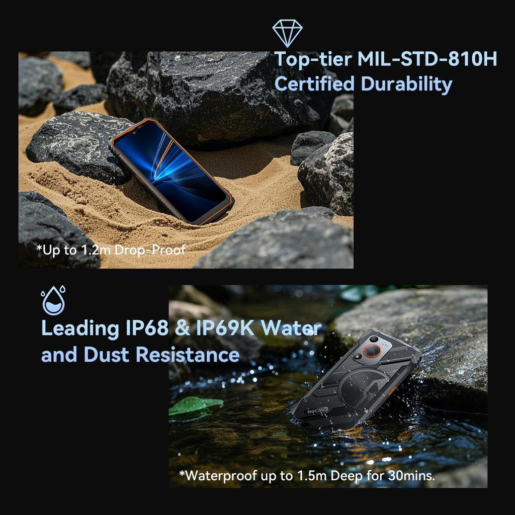 Blackview OSCAL MARINE 1 прочный смартфон UMS9230E T615 90 Гц 4 ГБ 128 ГБ 5100 мАч