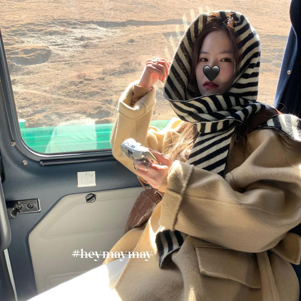 Roman Christmas Black & White Striped Winter Scarf - Soft Knitted, Warm & Comfortable, Cold-Proof