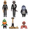 24Pcs Bag The Bad Guys Alliance Handmade Big Bad Wolf Greedy Snake  Cartoon Anime Peripheral Doll Gift