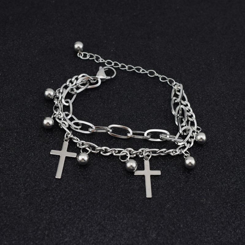 BraceletStainless Steel Bracele Stainless Steel Jewelry for Women Men Punk Hip Hop Jewelry Bracelet