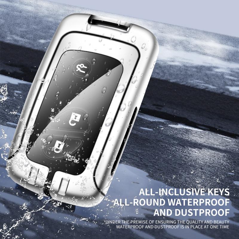 Чехол-держатель для смарт-ключа автомобиля из цинкового сплава для Lexus IS250 CT200 CT200h RX270 RX350 RX450, аксессуары для брелока