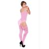 Sex Clothes Women's Hollow Stockings Tight Net Clothes One-piece Open Gear Adjustable Shoulder Straps
