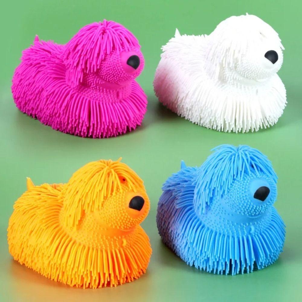 New Anxiety Aid Sensory Toys Cute Rabbit Stress Relief Toys PVC Dog Decompression Toy Children's
