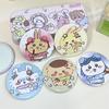 Chiikawa Cartoon Small Round Pocket Mirror Travel Portable Mirror For Girls Mini Cute Makeup Mirror Beautiful Cosmetic Tool