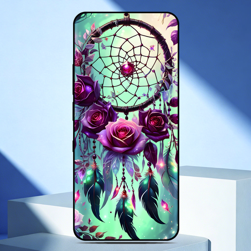 Rose Dream Catcher Phone Case For Motorola Moto G86 Power 5G Painted Back Cover For Moto G75 TPU Soft Fundas Customized Photo