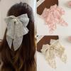 New Sweet Solid Bowknot Hair Clips for Women Girls Print Bows Hairpins Barrettes Duckbill Clip Headwear Hair Accessories