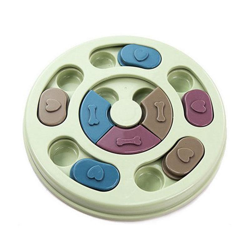 NonSlip Bowl Slow Feeder Slowly Eating Interactive Food Dispenser Dog Puzzle Toys Pet Training Game