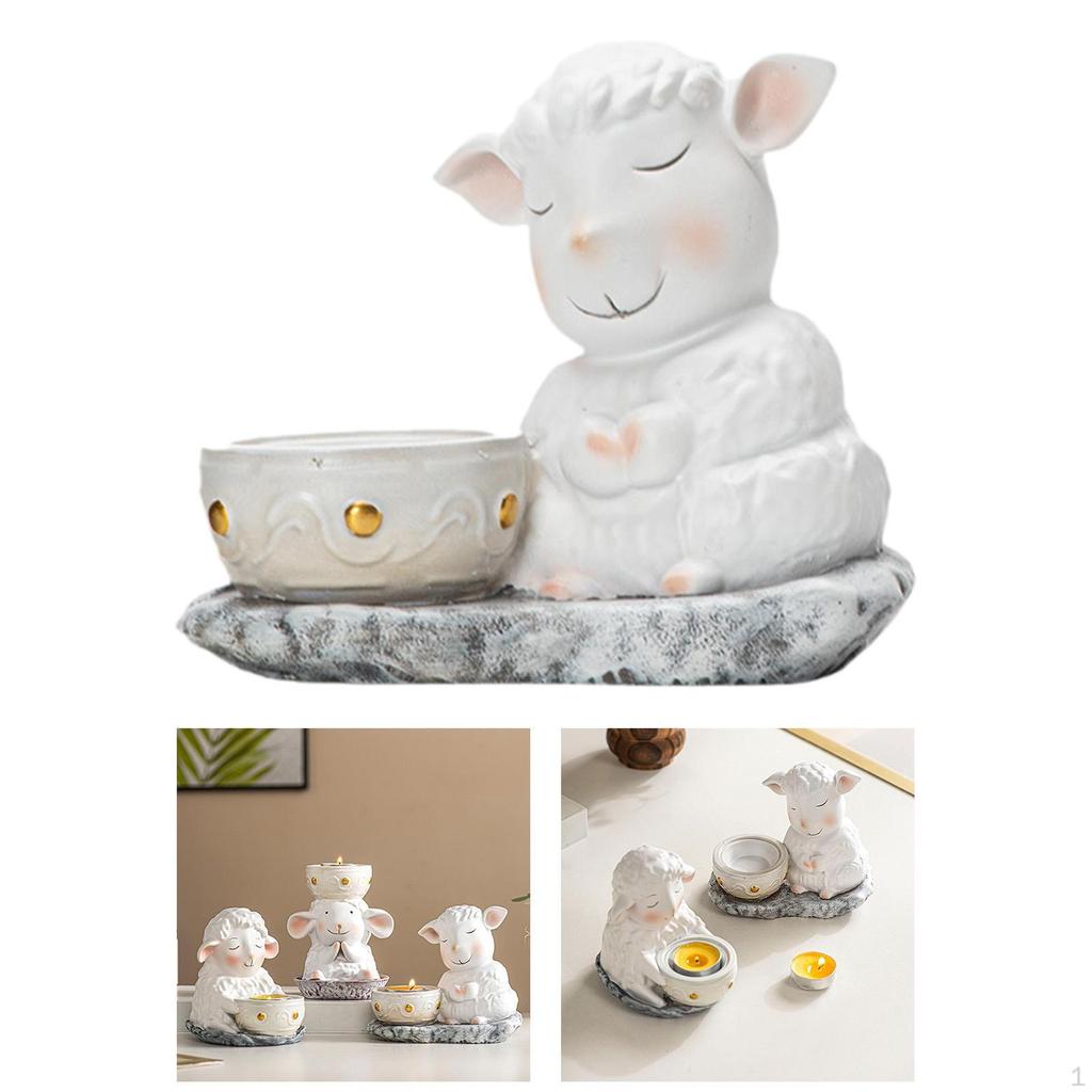 Подсвечник ручной работы из овечьей шкуры Berger, милый держатель для люстры, декоративная грязь на День святого Валентина