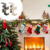 1/2Pcs Fireplace Stocking Holder Metal Christmas Wreath Hanging Rack Strong Load-bearing Adjustable Design Garland Hook Mantel Hanger