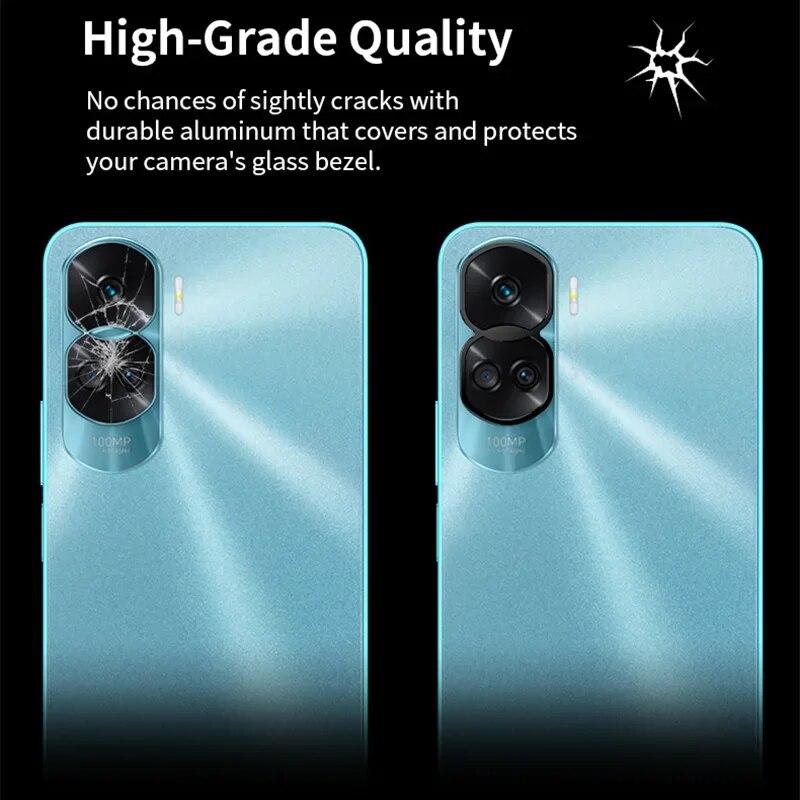 Aluminum Alloy Camera Lens Screen Protector for HONOR Honor 90 Metal Camera Cover Case for Honor90 Back Ring Protective Film