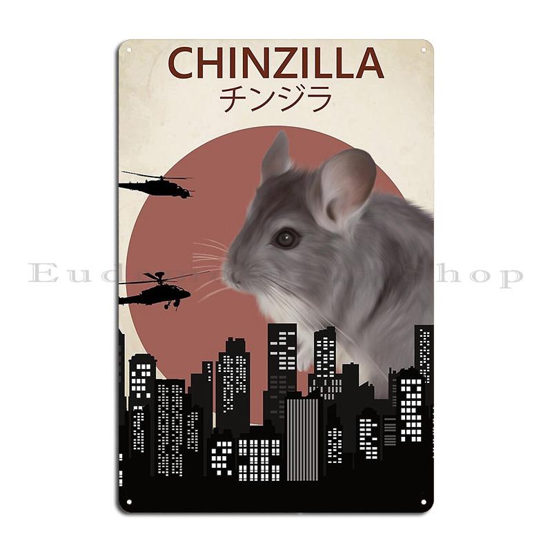 Got Dust Funny Chinchilla Metal Sign Cinema Kitchen Wall Cave Kitchen Design Chinchilla Tin Sign Poster