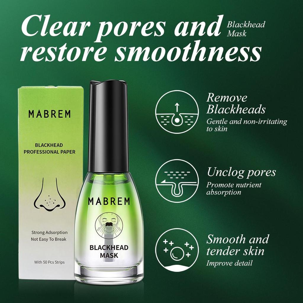 Blackhead Removing Essence Set Cleansing Pores, Delicate, Oil Controlling, Cleaning, Repairing Acne and Blackhead Nasal Mask