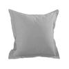 Taie D'oreiller - Alice - Coton 100% - 65 X 65 Cm - Gris Perle